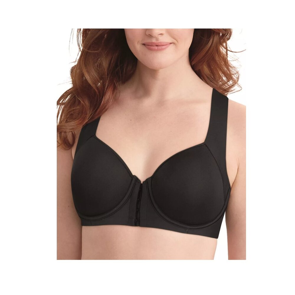 ✨ NWT Bali One Smooth U® Posture Boost Underwire Bra, Black, 42C ✨